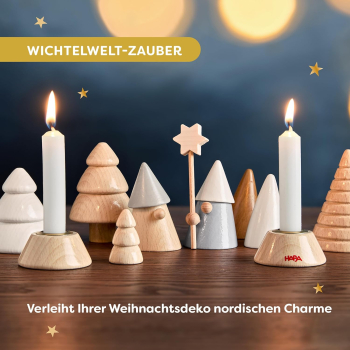 Preview: HABA 2012293001 Kerzenständer-Set Wichtelwald Preview: HABA 2012293001 Kerzenständer-Set Wichtelwald
