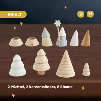 Preview: HABA 2012293001 Kerzenständer-Set Wichtelwald Preview: HABA 2012293001 Kerzenständer-Set Wichtelwald